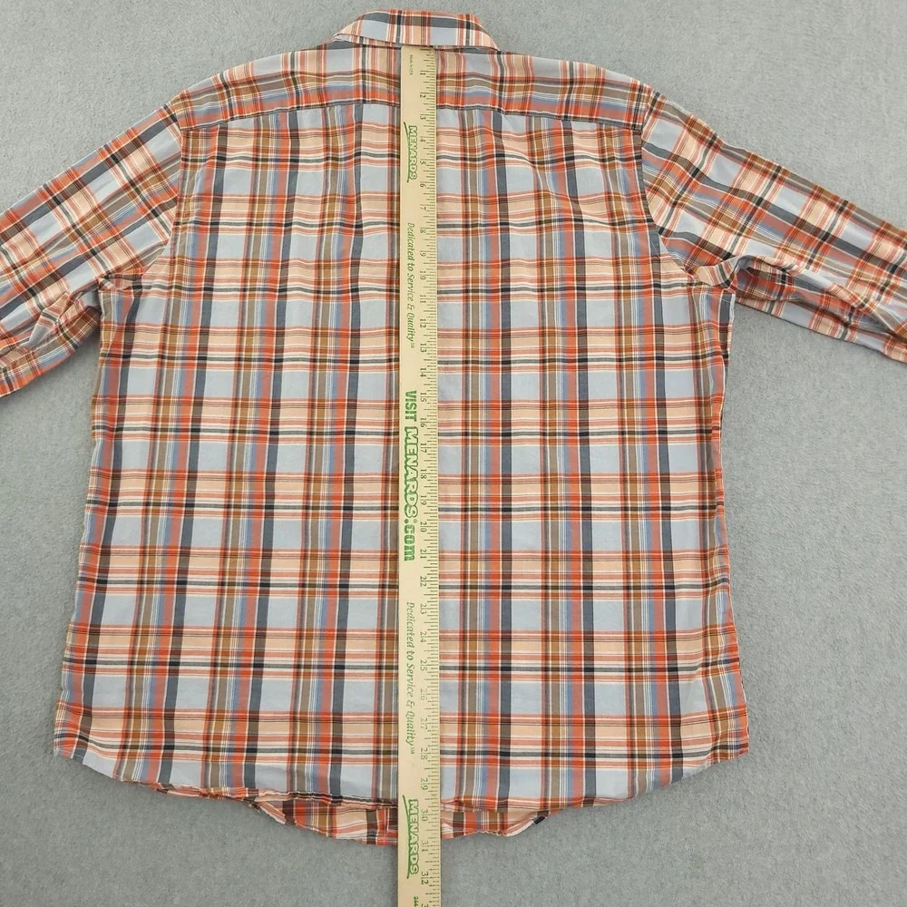 Banana Republic Shirt Mens XL Multicolor Plaid Long Sleeve Button Up Soft Wash